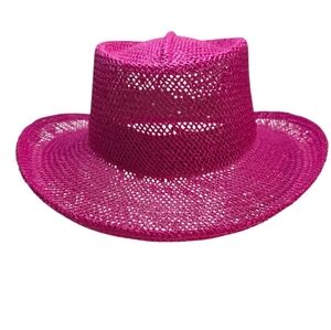 Something Special 100% Natural Straw Hot Pink